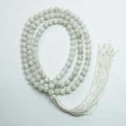 Rainbow Moonstone Japamala: Intuition and Divine Feminine Energy Love Rocks Japamala